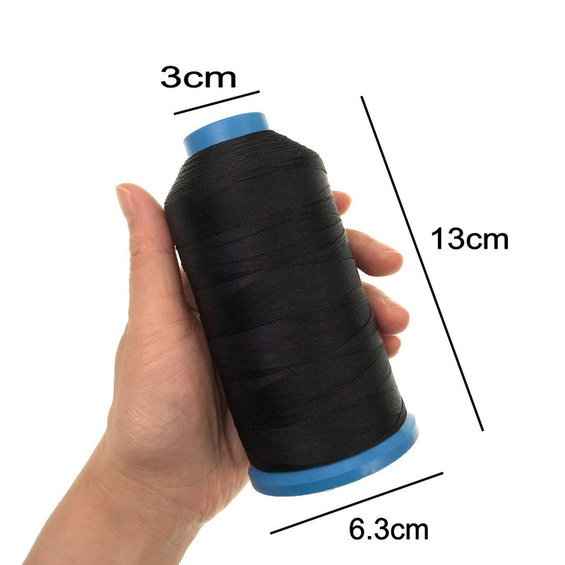 JZK 1500 Yard T70 69# Black Strong Durable Bonded Nylon