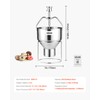 VEVOR Donut Depositor, Large Capacity Manual Donuts Dropper, 304 Stainless