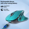 Ergonomic Mouse,Bluetooth Vertical Wireless Mouse,LED Rechargeable Optical Computer Mice, Portable(BT5.2