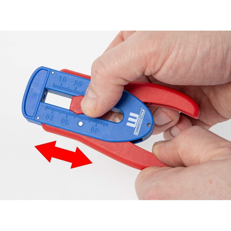 WEICON Precision Wire Stripper S, Stripping Tool for fine Wires/Conductors,