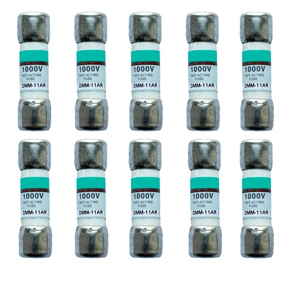 10-Pack New FLU-11 FLU-11A 1000Vac Fast Acting Multi-Meter Fuse,FLU 11A