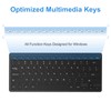 OMOTON Wireless Keyboard, 2.4G USB Keyboard Wireless, Compact and Quiet,