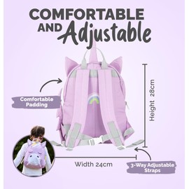 Juicy Bumbles Toddler Backpack Girls Unicorn Backpack Kids Nursery Bag Small Mini Baby Preschool Rucksack - Animal Designs Age 2-5