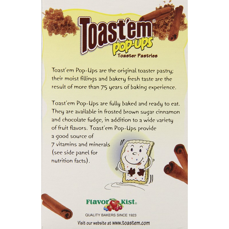 Toast'em Pastry Tart, Frosted Brown Sugar Cinnamon, 11 Ounce