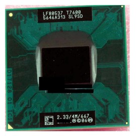 CPU CPU Laptop c 2 Duo T7600 CPU 4M Socket 479 Cache/2.33GHz/667 Dual-Core Laptop Processor Support 945 Unidad de procesamiento