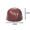 Polycarbonate 21 Cups Chocolate Bomb Mold Spiral Bullet Chocolate Bon