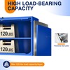 Yizosh Metal Garage Wall Cabinet with Doors and Shelves, Wall