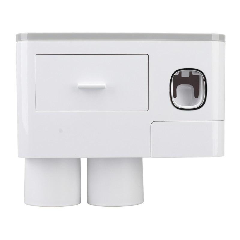 Toothpaste Dispenser Wall Mounted Toothpaste Dispenser Squeezer Kit for Bathroom