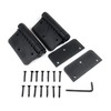 Kiavetta Aluminum Self‑Closing Gate Hinge – Heavy‑Duty Nylon/Polymer, Adjustable Tension,