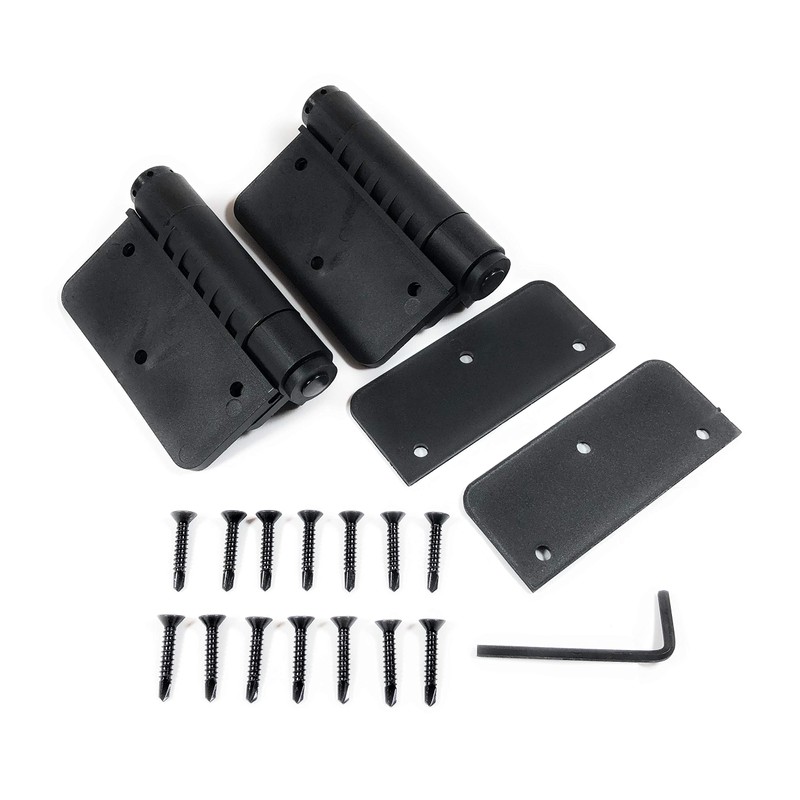 Kiavetta Aluminum Self‑Closing Gate Hinge – Heavy‑Duty Nylon/Polymer, Adjustable Tension,