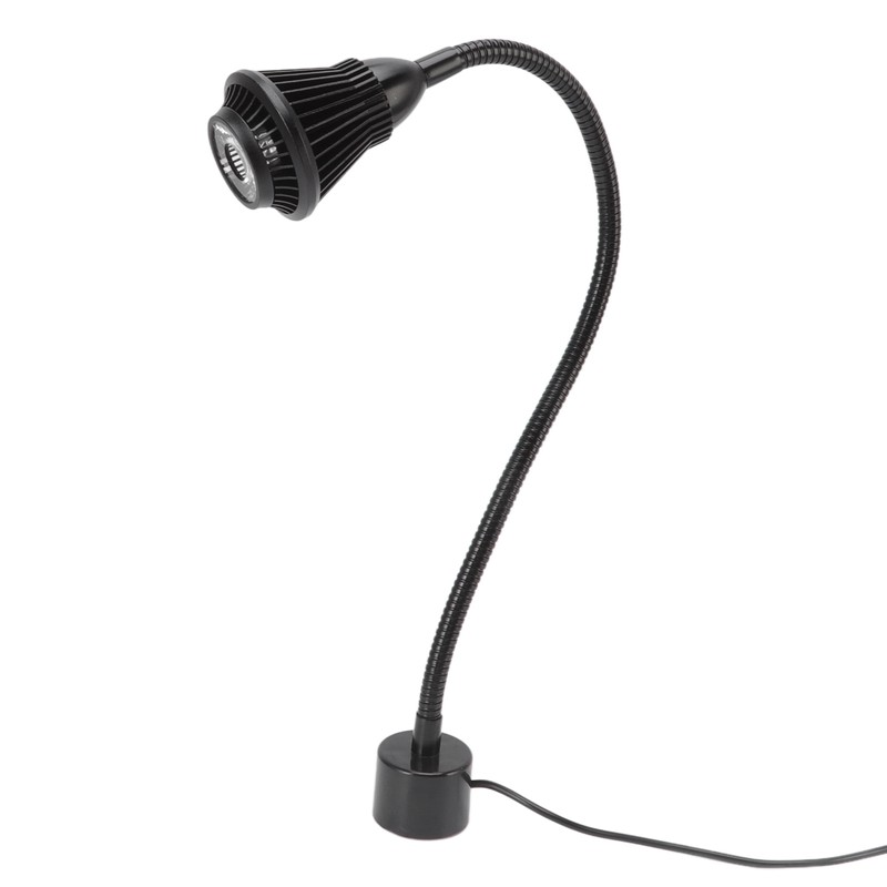 7W LED Machine Work Lamp with Magnetic Base Aluminum Gooseneck