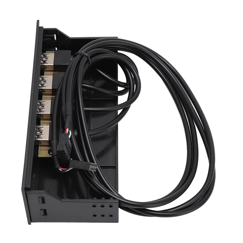 USB Front Panel Hub 5.25in 4 Ports High Speed Stable