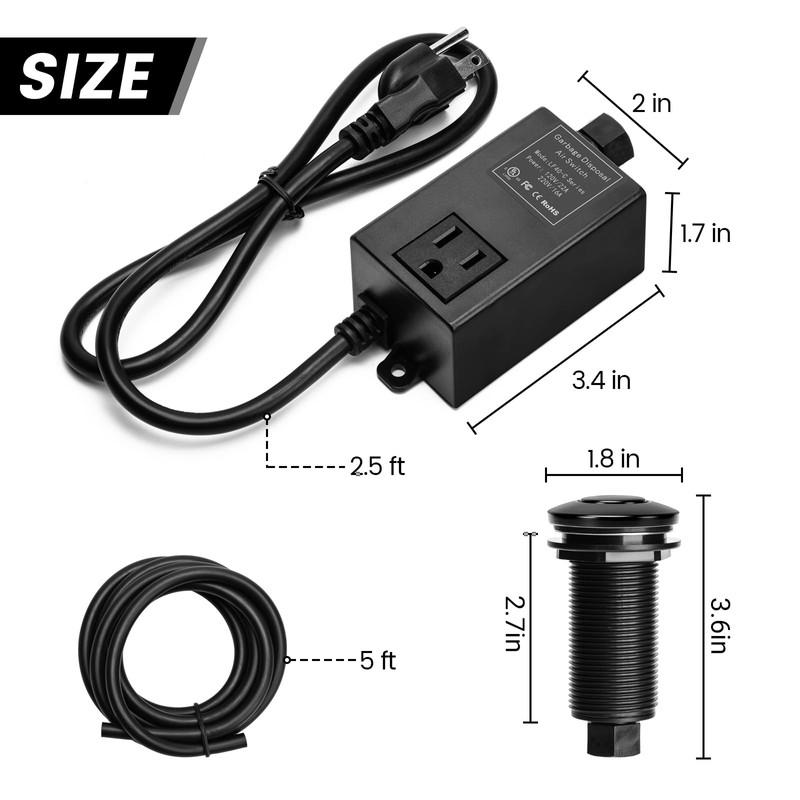 Briidea - Kit de interruptor de aire para eliminación de
