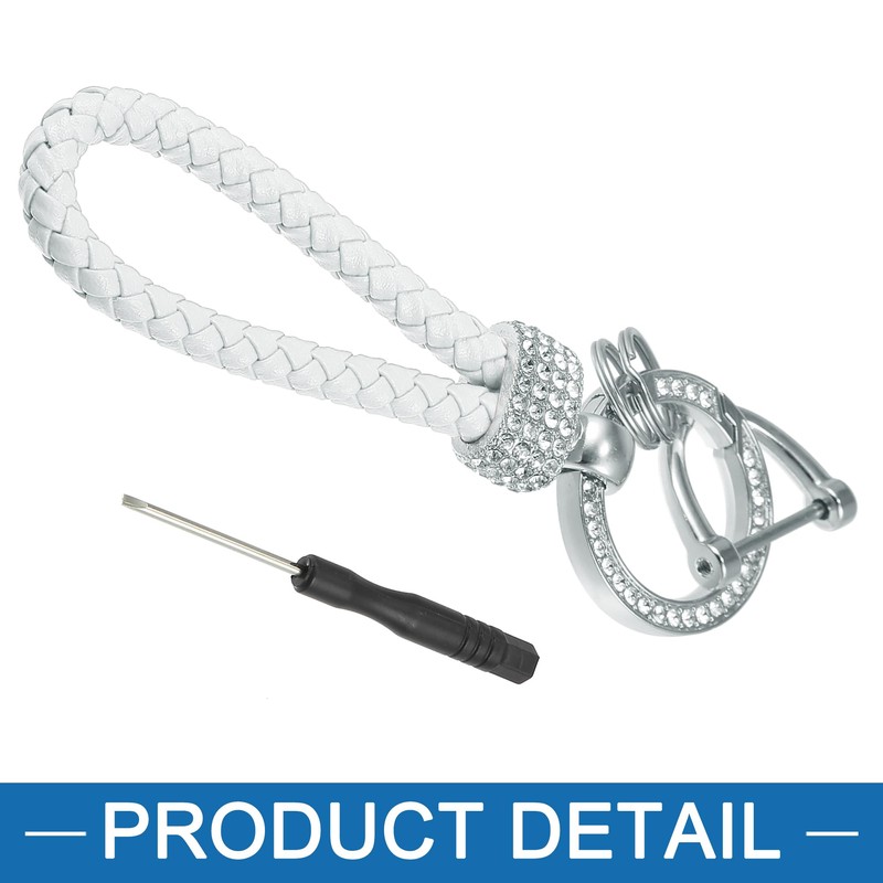 A ABSOPRO Universal Car Fob Key Chain Keychains Holder Bling