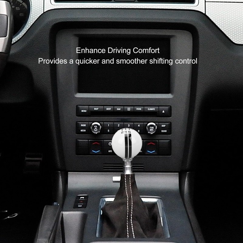 AMAKO Shelby GT500 Style Shift Knob, with 3 Adapters, Comfortable