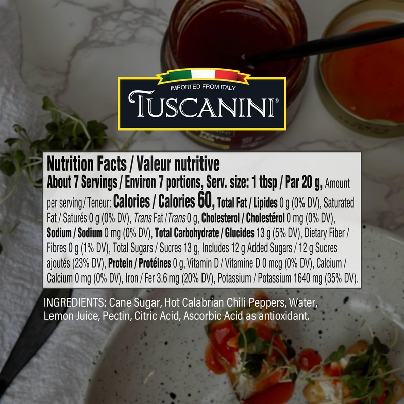 Tuscanini Hot Pepper Jam, 4.59 oz | Sweet & Savory