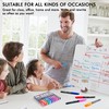 Shuttle Art Wet Erase Markers, 10 Colours Fine Tip Whiteboard