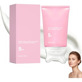 Collagen Gua Sha Neck Cream, designed to improve fine lines and the definition of the jawline and décolletage.90g/3.17oz (1Pcs)
