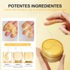 Parches para Ojos 24k Oro, 60 Pares Eye Patches Hidrogel