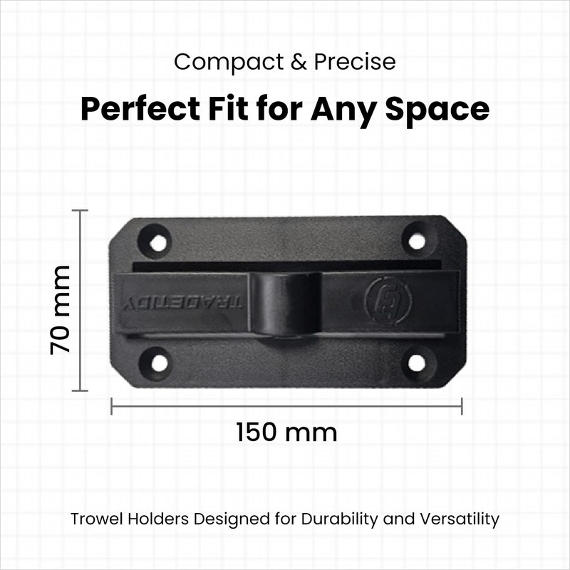 TradeTidy Trowel Holders, Tool Storage for Van and Garage, Designed