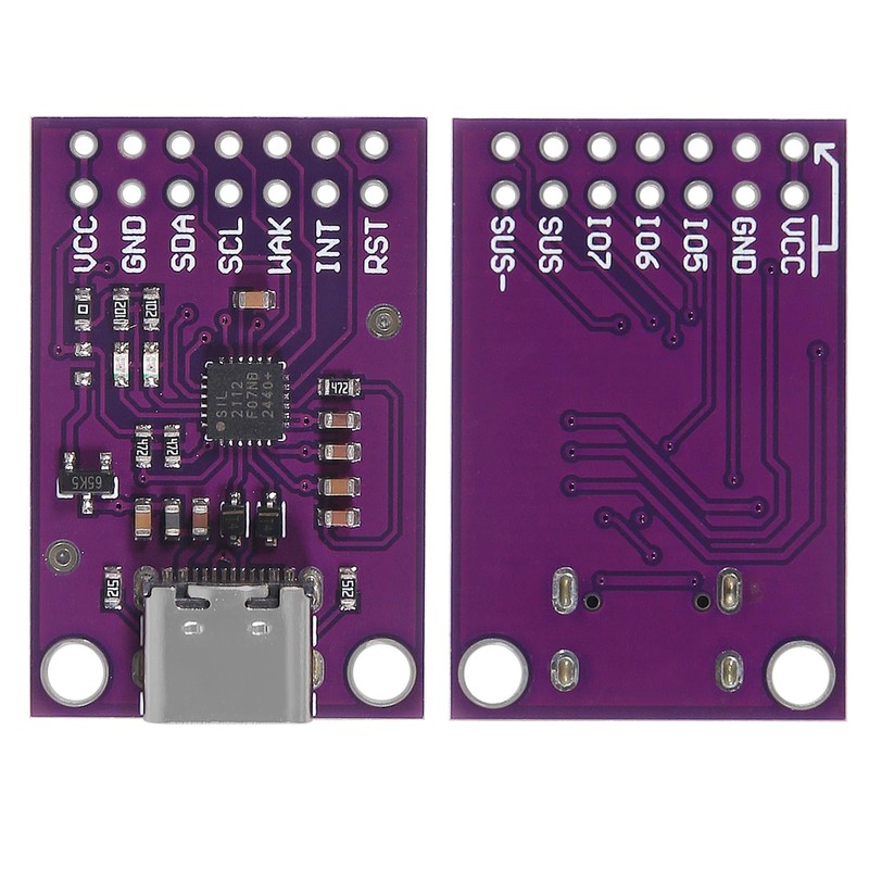 ALMOCN 1PCS CP2112 Adapter Type-C MCU-2112 Debug Board USB to
