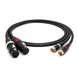 enoaudio Mogami 2534 Quad Pair (L,R) Cable | Neutrik RCA – XLR-f | HiFi - 1.5 m