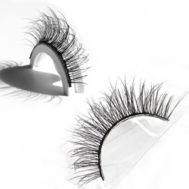 Akissos Naturlook Classic Eyelashes 6DD 5 Pairs Fluffy False Eyelashes Handmade Faux Mink Eyelashes Wispy Volume Eyelashes Natural