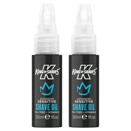 King of Shaves Kinexium aceite de afeitado, sensible, 0.6 fl oz, 2 x 0.6 Fl Oz