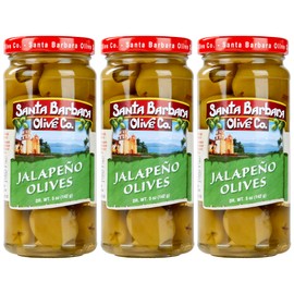 Santa Barbara 3pk Jalapeno Stuffed Olives 5oz