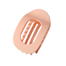 Benglatt 1 Piece Duck Bill Hair Clip Lay Flat Crab Clips for Women (Matte Orange-Pink)