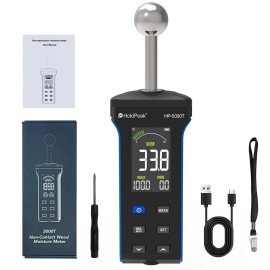 HoldPeak Digital Pinless Moisture Meter Wood & Wall Humidity Sensor,Accurat