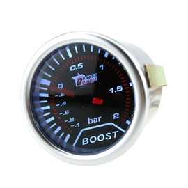 ESUPPORT Car 2" 52mm Turbo Boost Gauge Bar Smoke Tint Len Motor Universal
