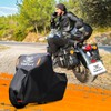 Tokept Black Motorcycle Cover, 210D Oxford Fabric All Weather Water
