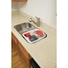Rubbermaid 15" White Dishpan, 15.6 Qt, 15.23" x 12.46" x