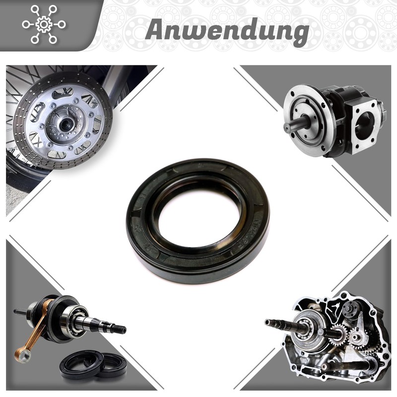Parts and Parts Shaft Seal 25 x 41 x 7