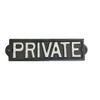 Private Gate Sign Plaque | Cast Iron | Perfect for