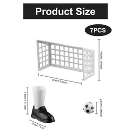 Hopzab Finger Soccer Game Set, Mini Finger Football with Two Goals, Fun Table Game for Fans Club Party, Compact Sports Set, Ideal Football Match for Outdoor Play