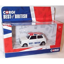 Corgi best of british white mini cooper car diecast model