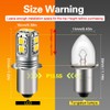 Ruiandsion White P13.5S LED Flashlight Bulb, 6-40V Universal Upgrade (6V/9V/12V/18V/19.2V/24V)