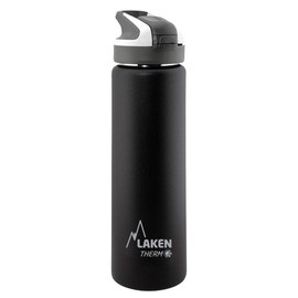 Laken Unisex - Adult Thermos TS7N Thermos Flask, Black, 18/8-0.75 L