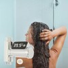 LED Display Water Shower Thermometer Rotatable Screen Waterproof Easy to