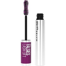 Maybelline The Falsies Lash Lift Mascara para Pestañas, Efecto Lifting Instantáneo con Volumen y Longitud, Fórmula Lavable, Tono Blackest Black, 8.6 ml