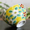 Kutani Ware Rice Bowl, Stylish, Lightweight, Rice Bowl, Flower Pattern,