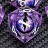 KERWELLSI Float Beholder Eye Resin DND Dice Set with Gift
