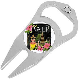 NewCharms Bali Golf Ball Marker Divot Repair Tool Bottle Opener