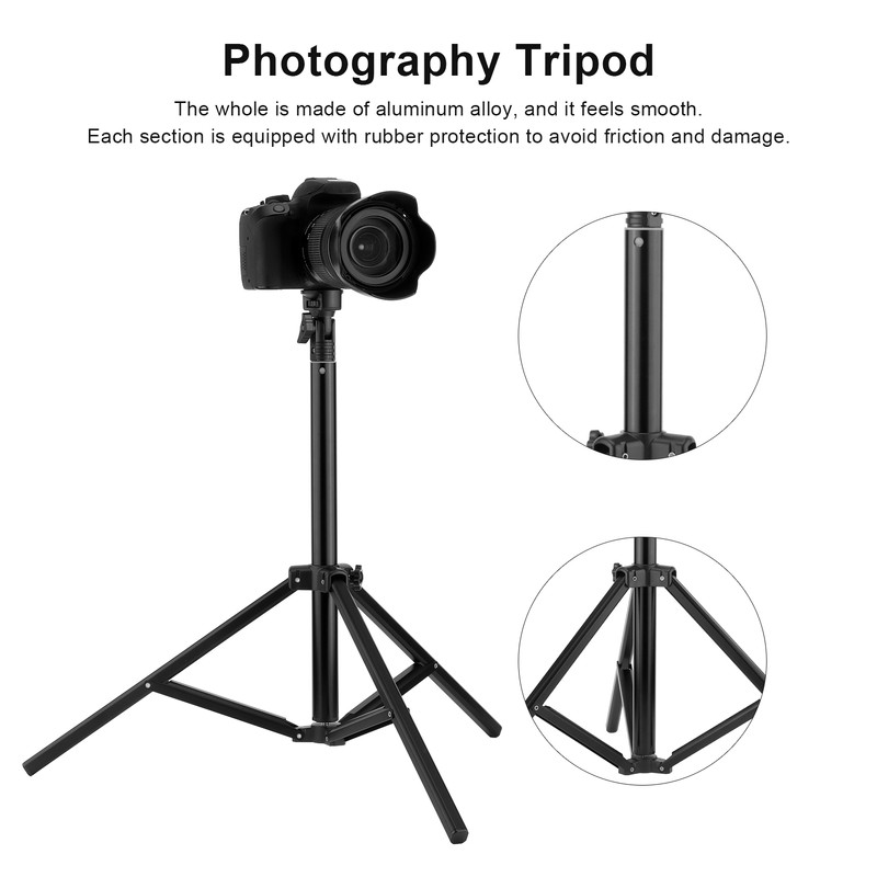 Aluminum Alloy Live Steaming Portable Desktop Tripod UltraLight Tripod for
