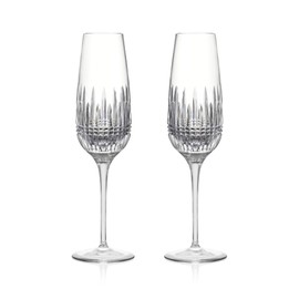 Waterford Lismore Diamond Essence Flute Pair