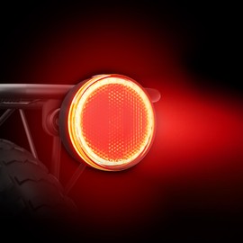 220° Wide Visible Safety Flashlight Bike Tail Light with 120 Lumens, IPX6 Waterproof,Type-C, Alarm Mode, Easy Install Bicycle Back Light Rechargeable Rear Bike Lights for Cyclists