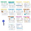 EMT Badge Cards Set of 13 Double-Sided, EMT Accessories Quick