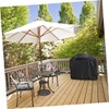 IWOWHERO 150x100x125cm BBQ Grill Cover Outdoor Barbecue Oven Cover Rectangular